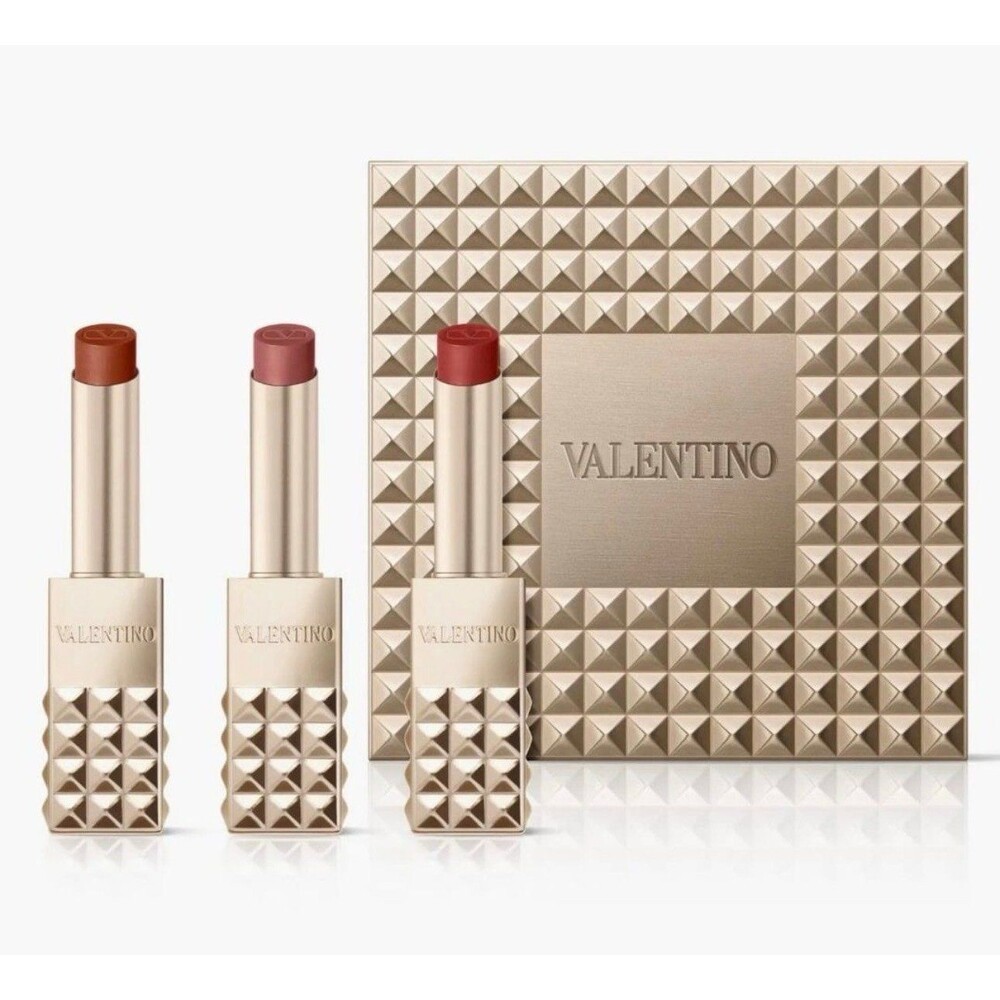Valentino Spike Buttery Matte Lipstick Trio